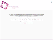 Tablet Screenshot of heididriessen.nl